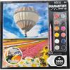 DIAMANTINY 96304, Level Up - Nice Group Creative Art, Diamond Painting Kit crea il mosaico, LANDSCAPE, Mongolfiera, Multicolore