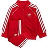 Adidas GN8439 SST TRACKSUIT Tuta da ginnastica Unisex - Bimbi 0-24 scarlet/white 2-3A