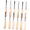 SEWACC Set Di Utensili Per Intaglio Del Legno - 2 Confezioni Di Intaglio Materiale Stabile Tempo Di Servizio Adatto A Tutti I Livelli