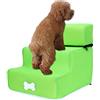 Ruilonghai Scaletta per Cani a 3 Passi, scaletta per Cani, Gatti, Piccola e anziana, Easy Climb Stairs Ladder Assistance