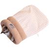 Generic Sacco a Pelo Invernale per Gatti e Animali Domestici - Semi Chiuso, Morbido e Confortevole - Cuccia Accogliente in Peluche