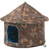 GkgWuxf Casetta Per Gatti Da Esterni Cuccia Gatto Chiusa Interno Rifugio Gatti Esterno Rifugio Per Gatti Randagi Resistente All'inverno Pieghevole Lavabile