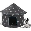 GkgWuxf Casetta Per Gatti Da Esterni Cuccia Gatto Chiusa Interno Rifugio Gatti Esterno Rifugio Per Gatti Randagi Resistente All'inverno Pieghevole Lavabile