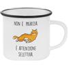 Franco Cosimo Panini OPS - Tazza Gatto, Tazza Personalizzata con Stampa e Frase, Idea Regalo Originale per Natale, Compleanno o Altre Occasioni, Confezione Regalo Inclusa, Capacità 325 ml, 12,5 x 8,2 x 9,7 cm