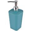 douceur d'intérieur, Dispenser Sapone (7,3 x 7,3 x 18 cm) Vitamina Blu/Smeraldo, Plastica Soft Touch