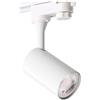 WatioWave Faretto LED binario bianco 1xGU10, 56x100mm, ideale per l'illuminazione di spazi commerciali e case.