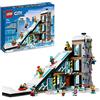 LEGO City Centro Sci e Arrampicata, Set Modulare da Costruire a 3 Livelli con Pista, Negozio Sport Invernali, Bar, Ascensore e 8 Minifigure, Giochi per Bambini e Bambine da 7 Anni, Idea Regalo 60366