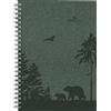 Alpha Edition Agenda settimanale 128 pagine spiralata Nature Line Pine 2025 - Agende ecologiche Nature Line