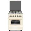 Lar.el CUCINA LAREL 60X60 4 FUOCHI ACC ELET FORNO A GAS VENTILATO RUSTICA GRIGLIE GHISA