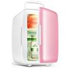 BLUNOA 6 Litri Mini Frigo Per Camera Da Letto 8 Può Frigorifero Da Tavolo Frigo Compatto Per La Cura Della Pelle Riscaldatore Per Alimenti E Bevande Per Camera Da Letto, Ufficio, Dormitorio, Auto ( Color : P