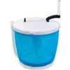 BOSUGE Studente Mini Lavatrice E Centrifuga Portatile A Manovella Non Elettrico Contiene Fino A 2 kg per Campeggio, Roulotte All'aperto Piccoli Appartamenti Viaggio Dormitorio,Blue