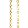 Breil, Collezione Bubble, Orecchini Donna in Acciaio Lucido a Pendente con 8 Sfere, Chiusura a Farfalla, Idea Regalo Donna