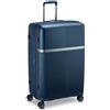 RONCATO AIRGLAM trolley grande - 4 ruote, espandibile, altezza 77 cm, con sistema di chiusura TSA, Blu Notte