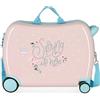 ROLL ROAD Spring is Here - Valigia per bambini, realizzata in ABS, un materiale resistente e leggero, Rosa, Maleta infantil, Valigia per bambini