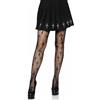 Leg Avenue Collant a rete da donna, nero, taglia unica