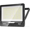 TOPAUBUB Fari Faretto LED da Esterno 300W 1 Pezzi - 30000LM 6500K Luce Fredda Faro Faretti LED Esterno IP67 Impermeabile per Giardino, Patio, Terrazza, Garage