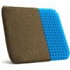 HASA zone Morbido in Peluche Cuscino Antidecubito in gel, Doppio Spessore Cuscino Sedia Ufficio, Rivestimento Lavabile con Cerniera, per Sedia a Rotelle/Auto/Ufficio/Casa (Verde Oliva)
