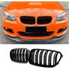 Haoyijiahui E92 E93 Griglia Anteriore Nera Lucida per BMW Serie 3 E92 Coupé E93 Cabrio 328i 335i (2010-2013), Non Adatta per Modello M3 (For 3er E92 2010-2013)