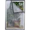 MAODOU 30x70cm,Zanzariera Per Finestra,Zanzariera Con Nastro Magico Protezione Zanzara, Filato grigio Adesivi neri