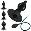 AMAZBEE Silicone gonfiabile Plug anale per le donne Gonfiabile Butt Plugs con ventose Giocattoli del sesso per adulti Massaggio Prostata e G-Spot
