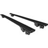 re&ar tuning Compatibile con Fiat Panda Cross 2014-2023 Barre portapacchi con chiave in alluminio nero
