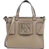 ARMANI EXCHANGE Borsa Donna logo quadrato piccola 942690 0a874 unica beige scuro
