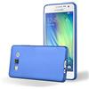 Cadorabo Custodia per Samsung Galaxy A5 2015 in AZZURRO METALLICO - Morbida Cover Protettiva Sottile di Silicone TPU con Bordo Protezione - Ultra Slim Case Antiurto Gel Back Bumper Guscio