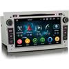 erisin Android 13 [4+64GB] 8 Core Autoradio per Opel Zafira Corsa Astra H Vectra Antara Meriva Carplay Android Auto GPS Navigatore DSP Bluetooth 5.0 WiFi Dab+ RDS SWC Canbus DVR