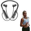 Ruilonghai Auricolari Bluetooth in-Ear, Cuffie Sportive, Bluetooth, Archetto per Collo, Senza Fili, magnetici, Cuffie con Microfono HD