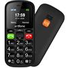 artfone CS181 Telefono Cellulare per Anziani con Tasti Grandi | Funzione SOS | 1.77 Display | Doppia SIM | Chiamata Rapida | Torcia | Radio FM Suono Alto | 1000mAh Batteria | Fotocamera, Noir