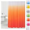Sanilo Tenda da doccia, grande scelta di belle tende vasca da bagno di alta qualità, 12 anelli inclusi, impermeabile, effetto anti-muffa (180 x 200 cm, Arancio)