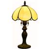 Yjmgrowing Lampada semplice in stile Tiffany con paralume in vetro colorato retrò Illuminazione per lampade da tavolo in 8 pollici Lampada da comodino,110-240V, E27 (20 × 36 centimetri),B,8INCH
