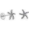 LUXENTER Pendientes Lamya De Circonita Brillante acabados en rodio