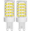 EIMOPE Lampadine G9 LED 10W, G9 LED Lamp 10w Equivalente a G9 50W 80W Lampada Alogena, Bianco Caldo, 3000K, G9 Standard Base, Angolo a fascio 360 °, 1000lm, AC 220V, Risparmio energetico, Confezione da 2