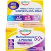 Equilibra Multivitamine & Minerali 50+ Integratore Alimentare, 30 Compresse