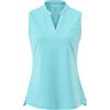 Gagaciso AjezMax Polo Senza Maniche Donna Camicia Sports Canotta Cotone Estiva Traspirante Golf Top