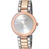 Anne Klein - Orologio da polso da donna, con vero diamante sul quadrante, Argento/Oro Rosa