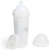 Herobility Double Anti-Colic Baby Bottle | Award-Winning Hero Baby Bottles | Soft Breast- Like Teat, Easy Mixing Lid & Net | Safe & Environment Friendly Materials | 340ml/12 fl oz White