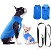 Huifengjie Maglioncino Invernale per Cane Taglia Piccola e Media - Cappotto, Gilet in Pile Caldo, Vestito Felpa (Blu, S)