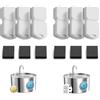 GIOTOHUN Fontanella per Gatti 12 Filtro: 6 Filtri a Carbone + 6 Filtri in Schiuma - Filtrazione Multipla - Esaltazione del Gusto - Adatto per GIOTOHUN Fontana per Gatti Acciaio Inox