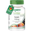 fairvital Capsule di Reishi 500 mg, 90 capsule, facili da deglutire, ALTO DOSAGGIO, polvere di fungo Ganoderma lucidum, VEGANE