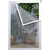 MAODOU 70x140cm,Zanzariera Per Finestra,Zanzariera Con Nastro Magico Protezione Zanzara, Rete grigia e adesivi bianchi