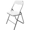 FORNOR Sedia, Wood, Bianco, 44 x 48 x H 80