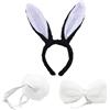 NYGGTYK Set di Vestiti per Coniglietto, Costume da Coniglio Con Coda, Set da Gioco di Ruolo per Bambini, Costume da Animale