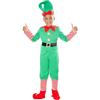 Rubie's Rubies Costume Elfo Natalizio per Bambino, Maglione con Pantaloni, Cintura, Copri Stivali e Cappello per Natale, Elfo, Funzioni scolastiche, Babbo Natale (Taglia XS 5-6 anni)