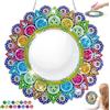 snookids Specchio per pittura con diamanti per bambini, set artigianale di specchi mandala fai-da-te giocattolo per ragazze, specchio per il trucco regalo per ragazze 6 7 8 9 10 11 15 anni