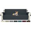 Ystyle Copridivano 4 Posti Con Braccioli, Copridivano Antigraffio Gatto, Copri Divano Universale, Copridivani Mobili Protector, Sofa Cover Per Cani, Copri Divani Elegant, Grigio Scuro