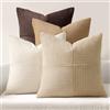 MIULEE Federe Cuscini per Divano in Velluto a Coste Serie Caffè 50x50 Set 4 Pezzi Moderno Morbido Decorativa Copricuscini per Divano Camera da Letto