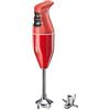 bamix EO140 Classic - Miscelatore a immersione con coltello multifunzione in acciaio inox, 140 W, 2 livelli, made in Svizzera, rosso/bianco