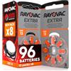 Rayovac 96 Batterie Per Apparecchi Acustici Rayovac Extra Advanced 13. 12 Blister da 8 Pile
